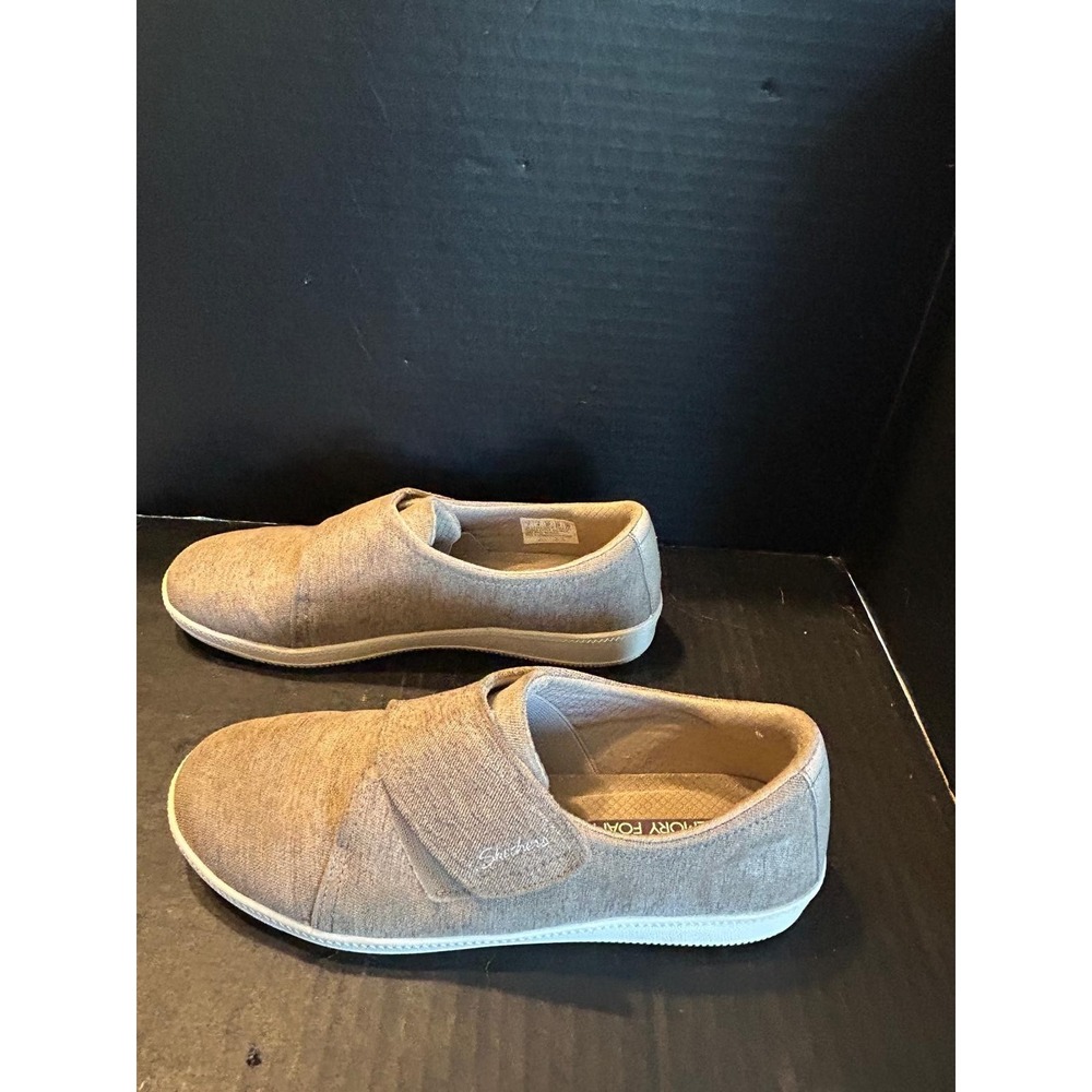 Sketchers Air-Cooled Memory Foam Womens Sneakers Hook & Loop Brown Size US 7